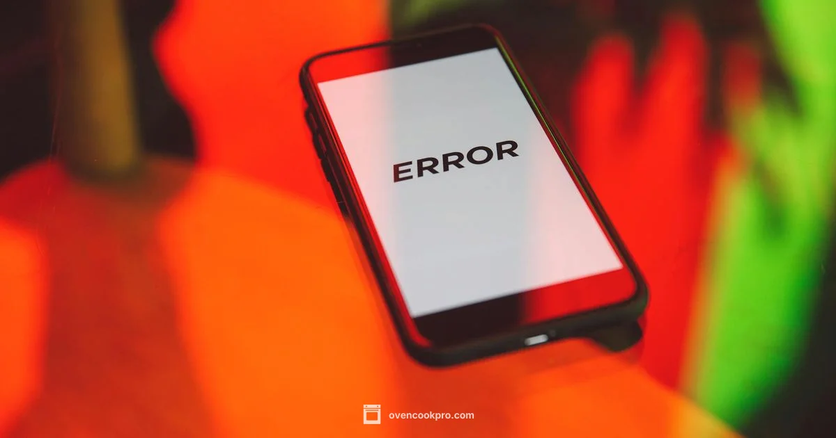 F1 Error Guide - Oven Cook Pro