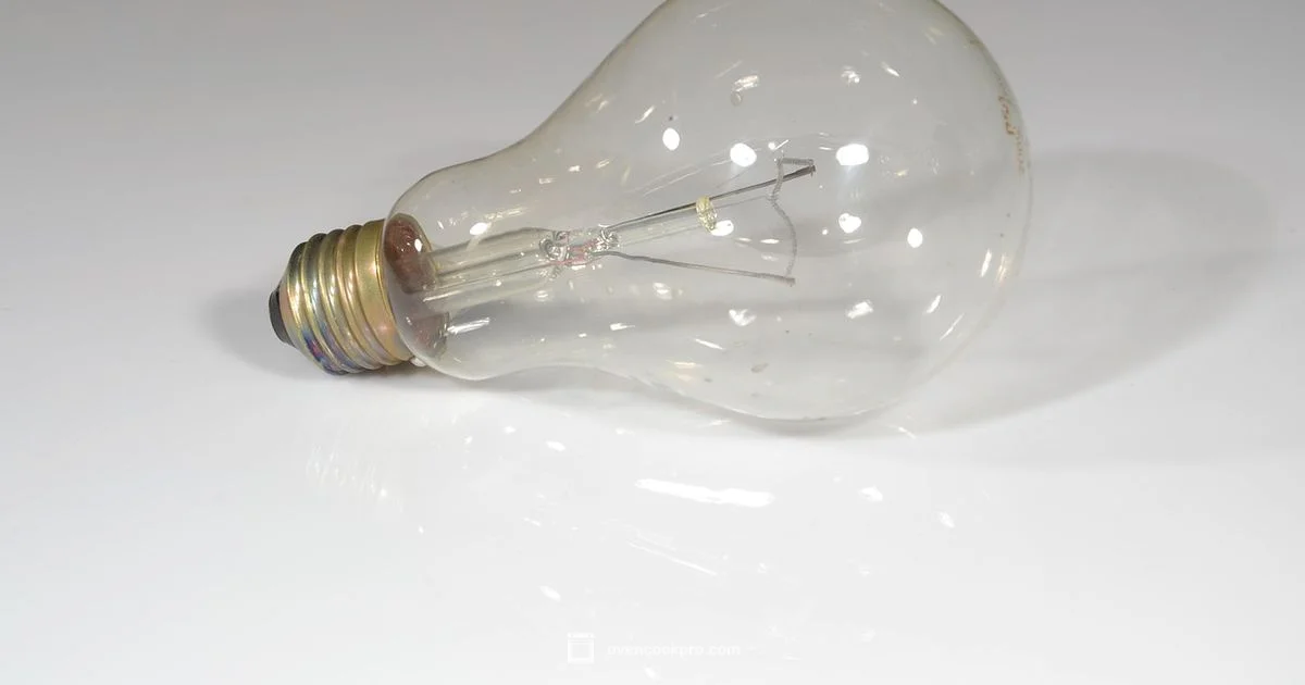 Light Bulb Replacement - Oven Cook Pro
