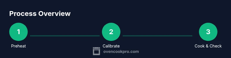 infographic showing three-step process for electric stove and oven use