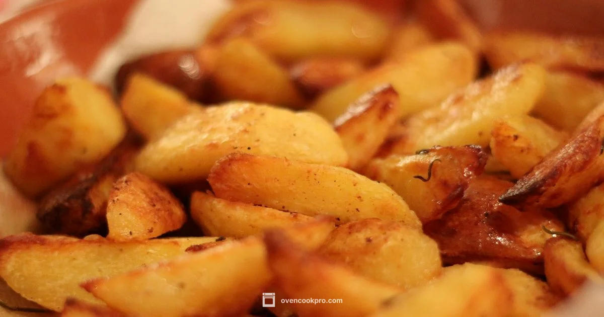 Crispy smashed potatoes - Oven Cook Pro