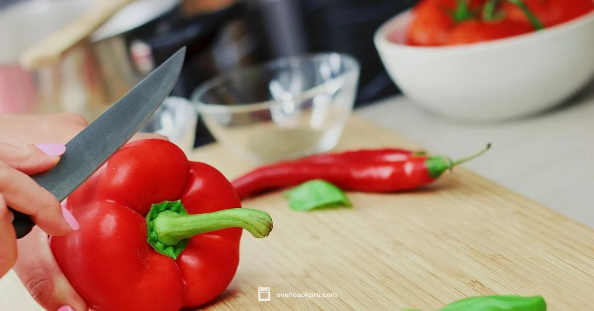 Oven Roasted Peppers - Oven Cook Pro